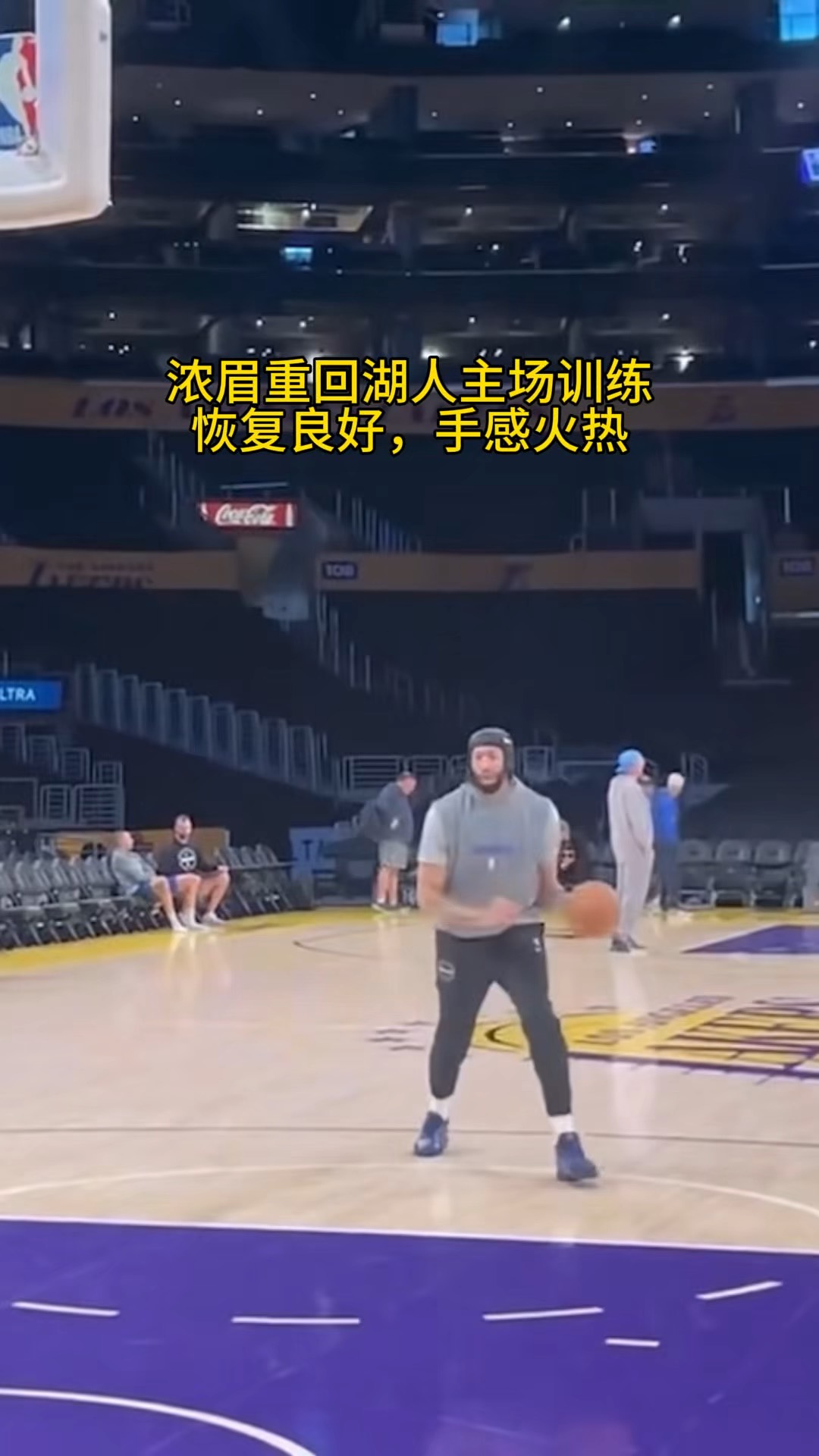 FB体育官网-湖人主场获胜,浓眉投篮手感火热