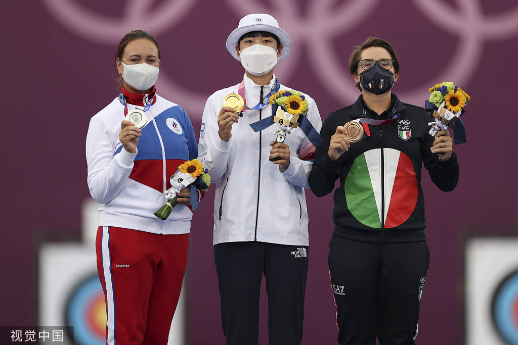韩国选手获得射箭银牌 韩国选手获得射箭银牌